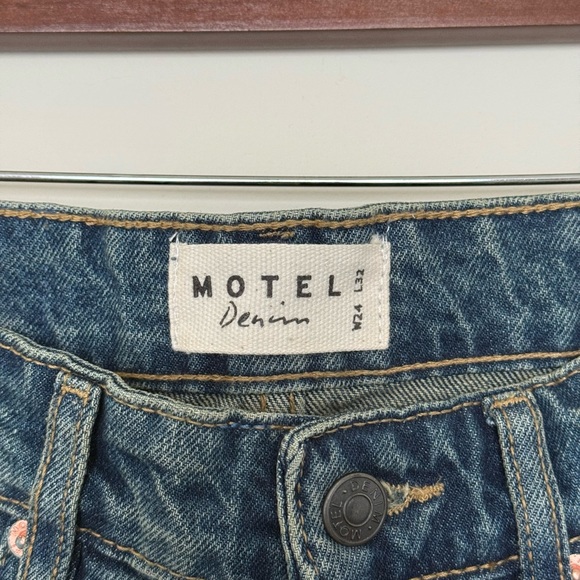 Motel Rocks Low Rise Parallel Jeans - Picture 4 of 5
